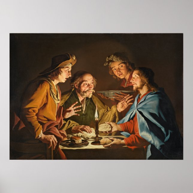 "The Supper at Emmaus" Poster (Front)