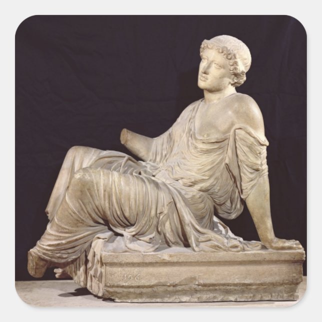 The Supplicant Barberini' Square Sticker (Front)