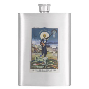 The Suppression of Absinthe Hip Flask