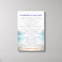 The Supremacy Of Jesus Christ - Colossians 1:15-20