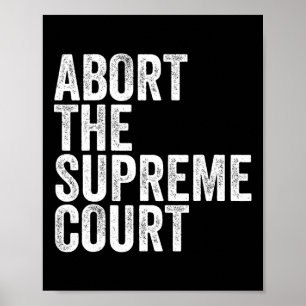 The Supreme Court Feminist Protest  Poster