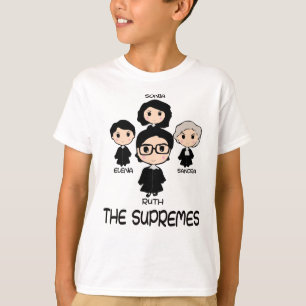THE SUPREMES Supreme Court Justices RBG cute T-Shirt