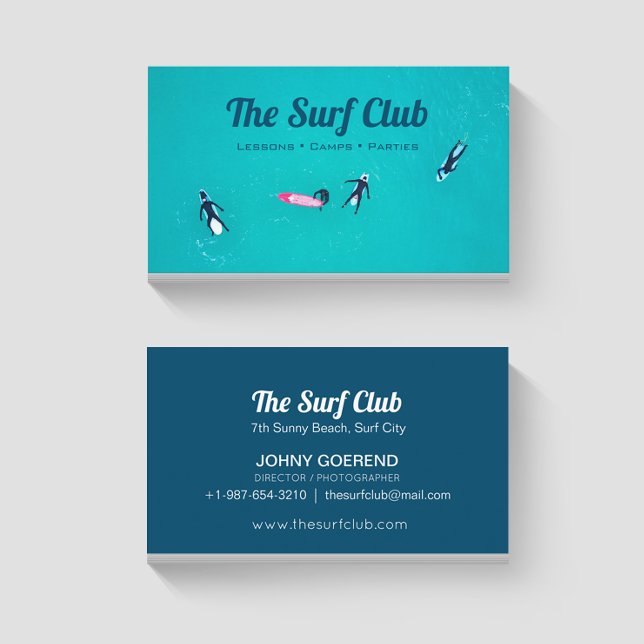 The Surf Club Business Card (Creator Uploaded)