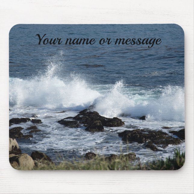 The surf of the Pacific Ocean Mouse Mat (Front)