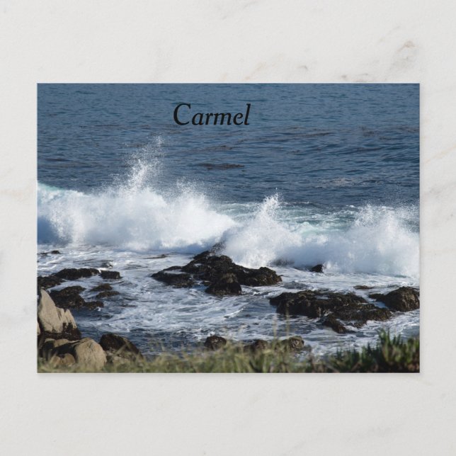 The surf of the Pacific Ocean Postcard (Front)