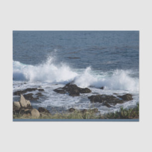 The surf of the Pacific Ocean Tissue Paper