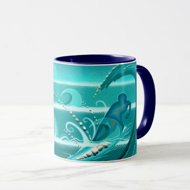 The Surfer Mug (Front Right)