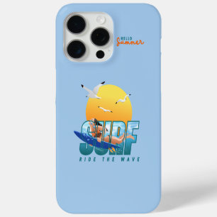 The Surfer Rides the Wave (F) iPhone 15 Pro Max Case