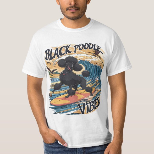 The Surfing Poodle T-Shirt (Front)