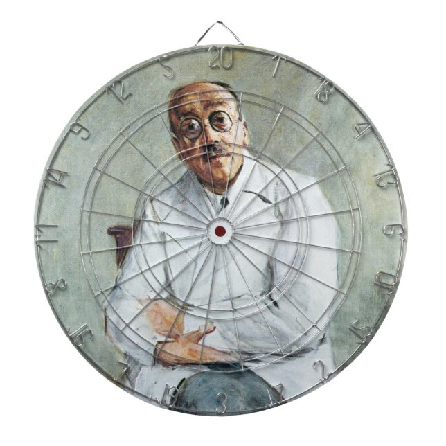 The Surgeon (by Max Liebermann) Dartboard (Front)