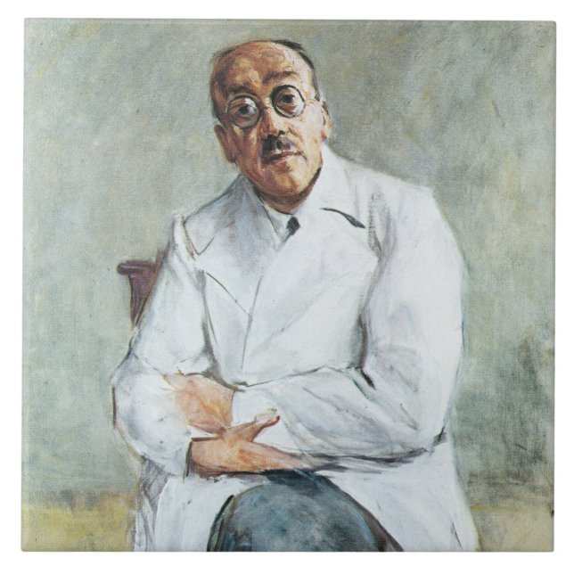 The Surgeon (by Max Liebermann) Tile (Front)
