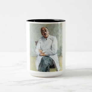 The Surgeon (by Max Liebermann) Two-Tone Coffee Mug