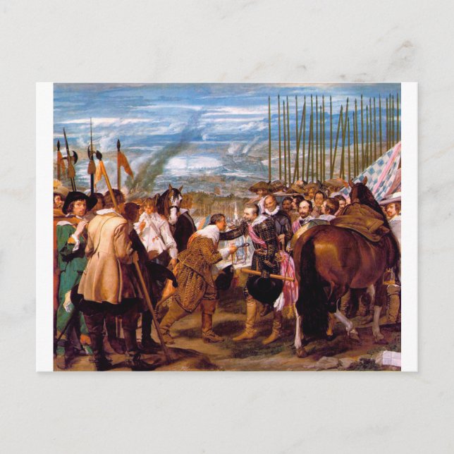 The Surrender of Breda by Diego Velazquez Postcard (Front)