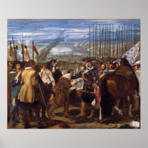 The Surrender of Breda or The Lances by Velázquez Poster