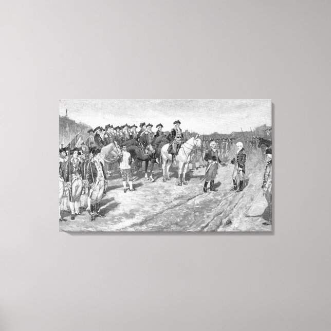 The Surrender of Cornwallis at Yorktown Canvas Print (Front)
