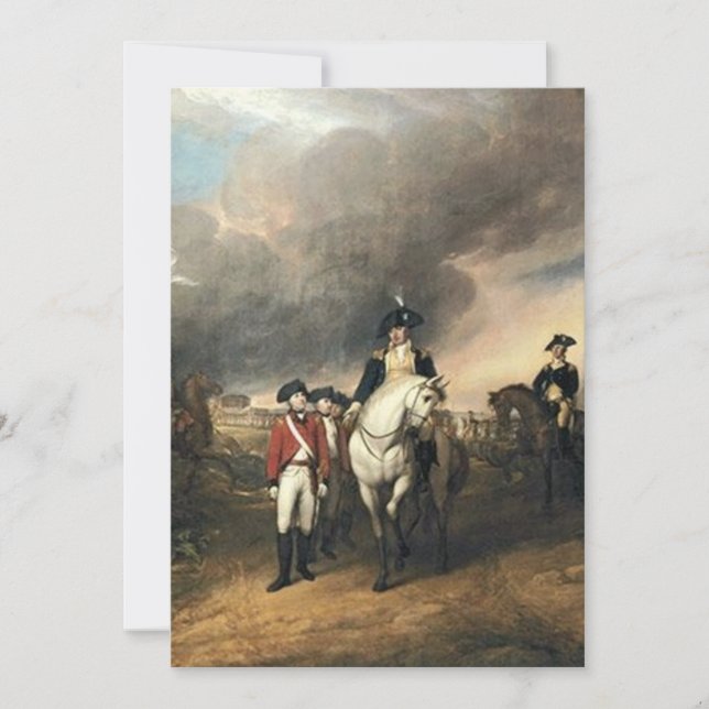 The Surrender of Lord Cornwallis at Yorktown John Invitation (Front)