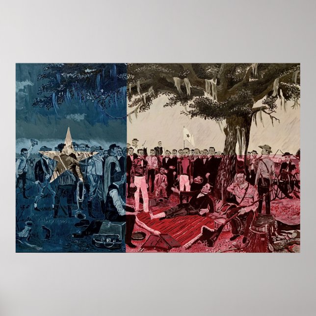 The Surrender of Santa Anna 24"x36" poster (Front)