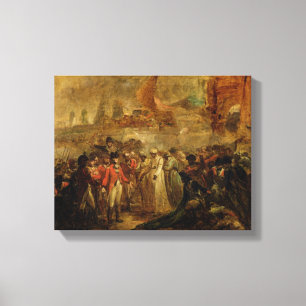 The Surrender of the Two Sons of Tipu Sahib (1749- Canvas Print