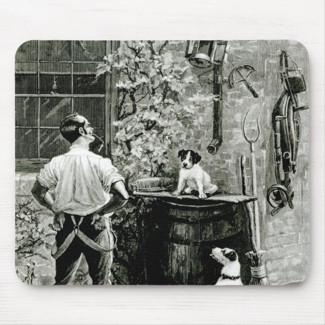 The Survival of the Fittest Mouse Mat (Front)