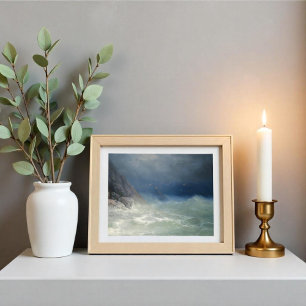 The Survivor, Ivan Konstantinovich Aivazovsky, Art Photo Print
