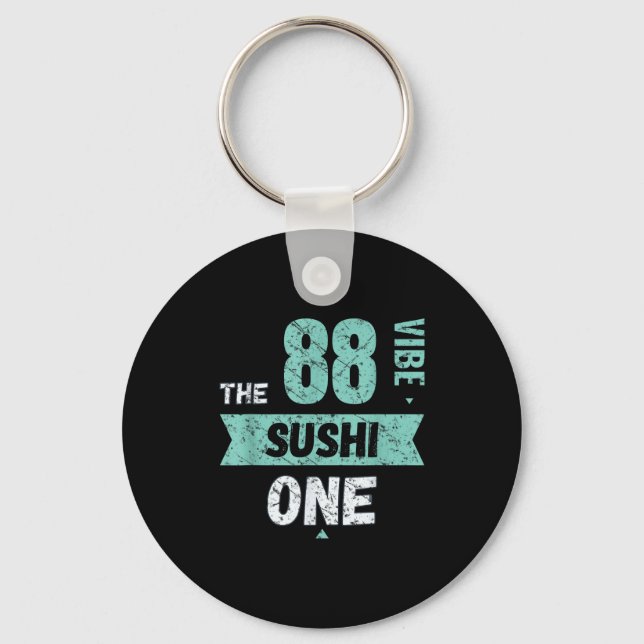 The Sushi One _ Matching Family Couple Friends – V Key Ring (Front)