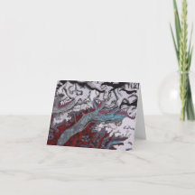 The Susitna Glacier Greeting Card