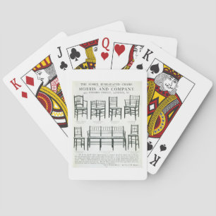 The Sussex Rush-Seated Chairs, made by Morris and Playing Cards