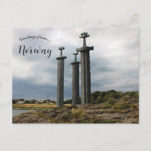The Sverd I Fjell Monument Norway Postcard