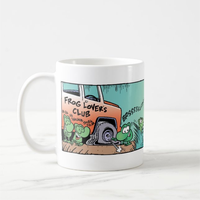 The Swamp Frogs Prank Coffee Mug (Left)