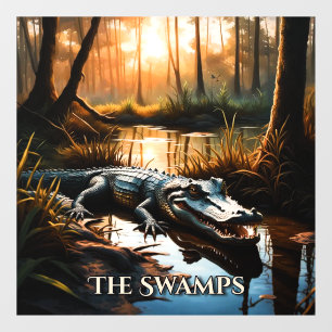 The Swamps Window Cling