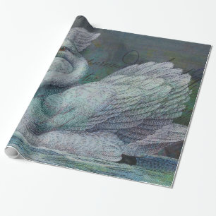 The Swan Also Rises Wrapping Paper