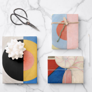 The Swan by Hilma af Klint Wrapping Paper Sheet