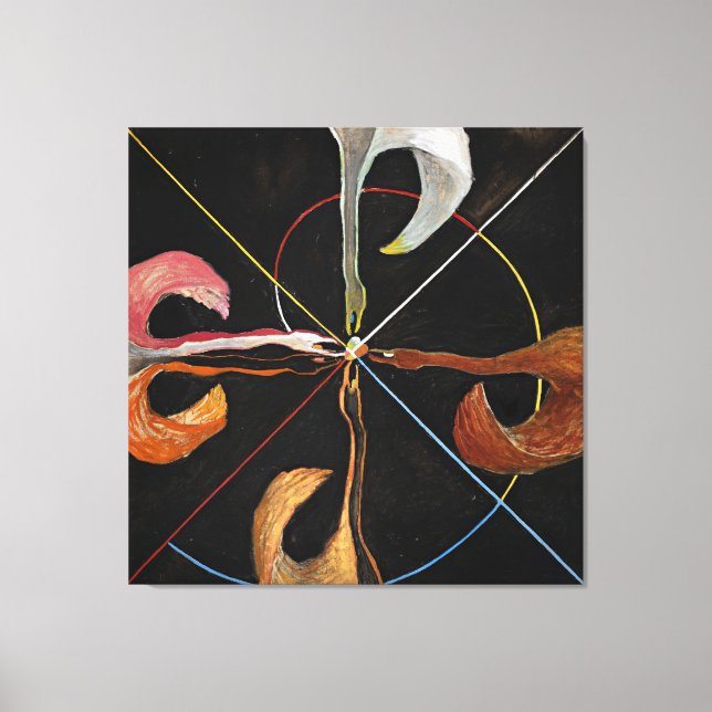 The Swan, Group IX, No.7 by Hilma af Klint Canvas Print (Front)