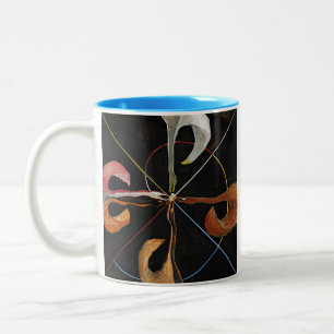 The Swan, Group IX, No.7 by Hilma af Klint Two-Tone Coffee Mug