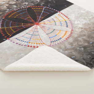 The Swan, No. 10 Hilma af Klint Sherpa Blanket