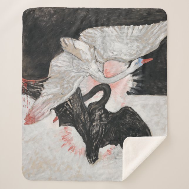The Swan, No 2 | Hilma af Klint | Sherpa Blanket (Front)