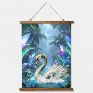 The Swan of Forgotten Waters. Hanging Tapestry