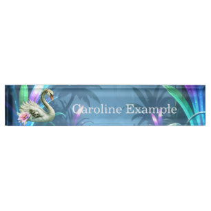 The Swan of Forgotten Waters. Nameplate