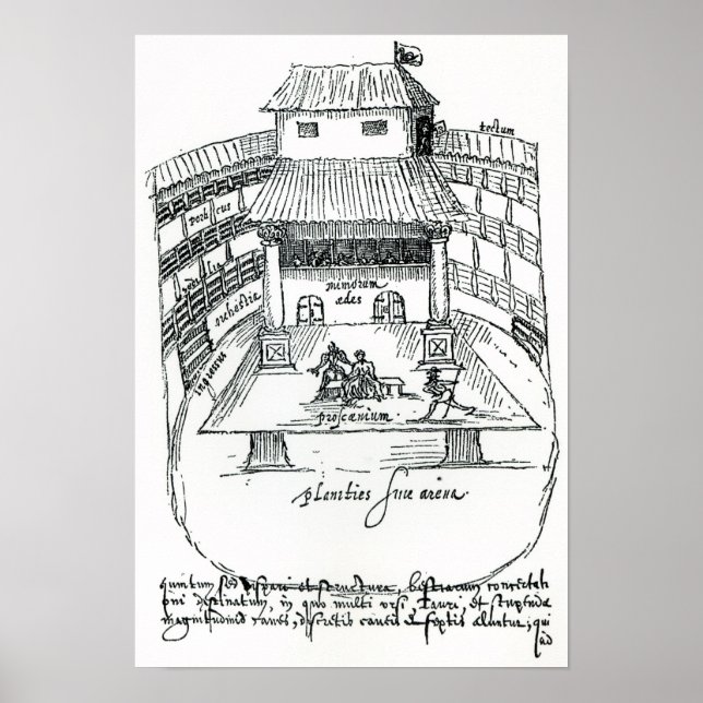 The Swan Theater, Southwark Poster (Front)