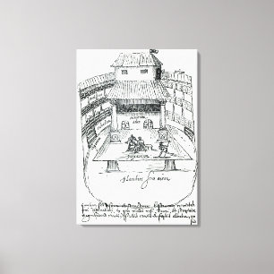 The Swan Theatre, Southwark Canvas Print