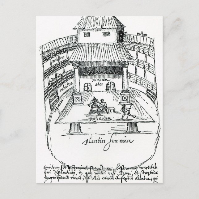 The Swan Theatre, Southwark Postcard (Front)
