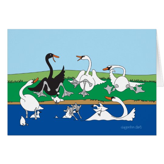 The Swanna Talk Swans Card