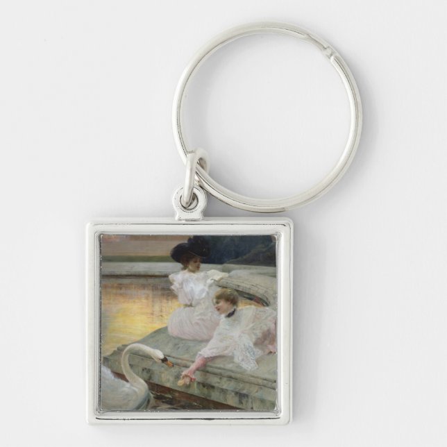 The Swans, 1900 Key Ring (Front)