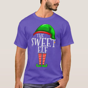 The Sweet Elf Family Matching Group Christmas T-Shirt