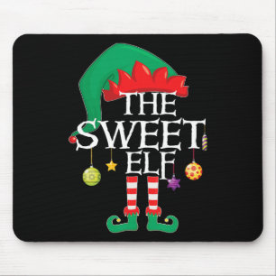 The Sweet Elf Squad Christmas Matching Family Xmas Mouse Mat