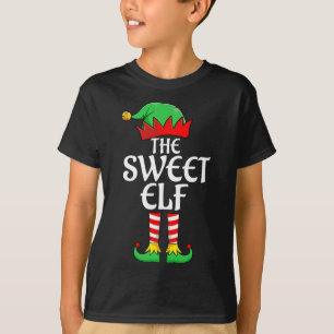 The Sweet Elf Xmas Matching Christmas Family Pajam T-Shirt
