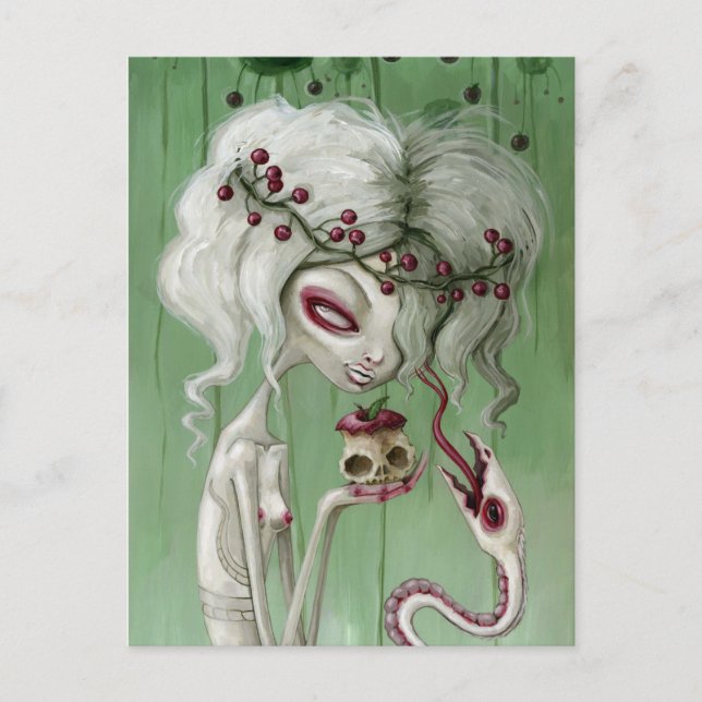 The sweet taste of death postcard (Front)