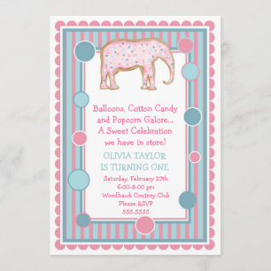 The Sweetest Little Circus Invitation