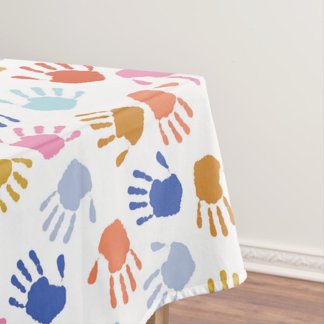 The Sweetest Mess - little hands everywhere Tablecloth (In Situ)