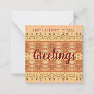 The Sweetest Mini Christmas Holiday Paper Greeting Card